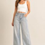 Jeansy z lampasami