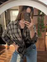 Stylowa koszula w kratę Urban Plaid