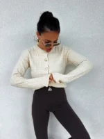 Sweter GIVEN – jasny beż - obrazek 3