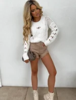 Sweter MOON – ecru - obrazek 3